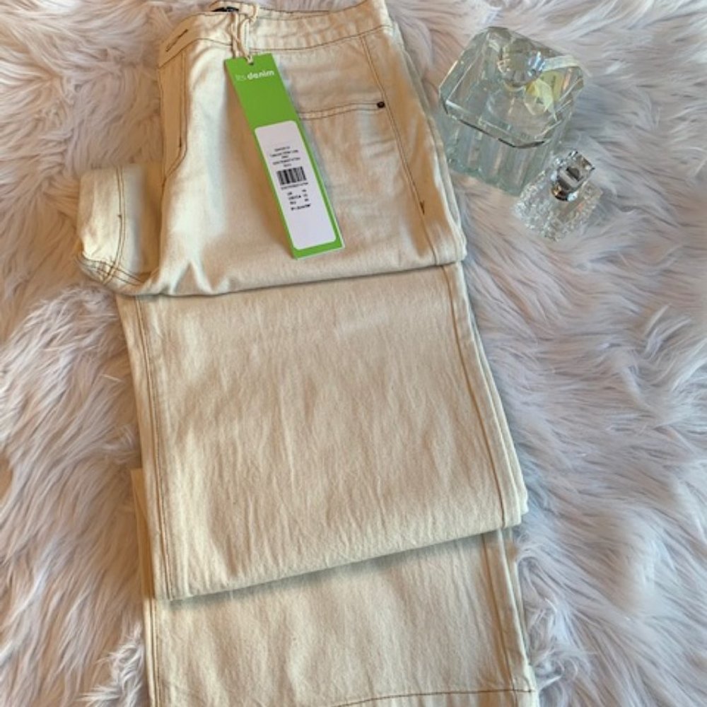 Wide Leg Denim Pants